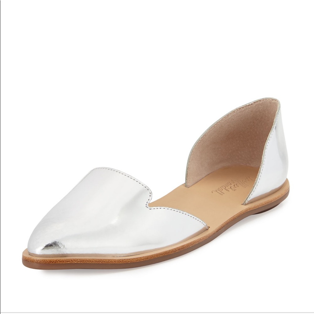 Loeffler Randal Metallic d’Orsay flat